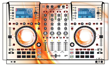Numark NV 2 Skin Orange Swirl